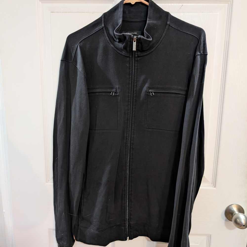Black Full-Zip Jacket